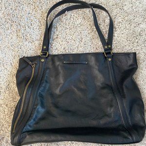 UGG Black Leather Purse - Large